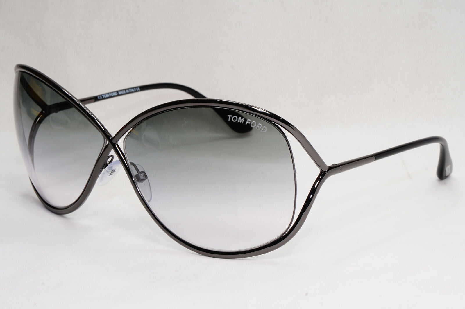 Tom Ford Sunglasses Miranda Gunmetal Gradient Grey Smoke Metal FT0130 TF 130 08B