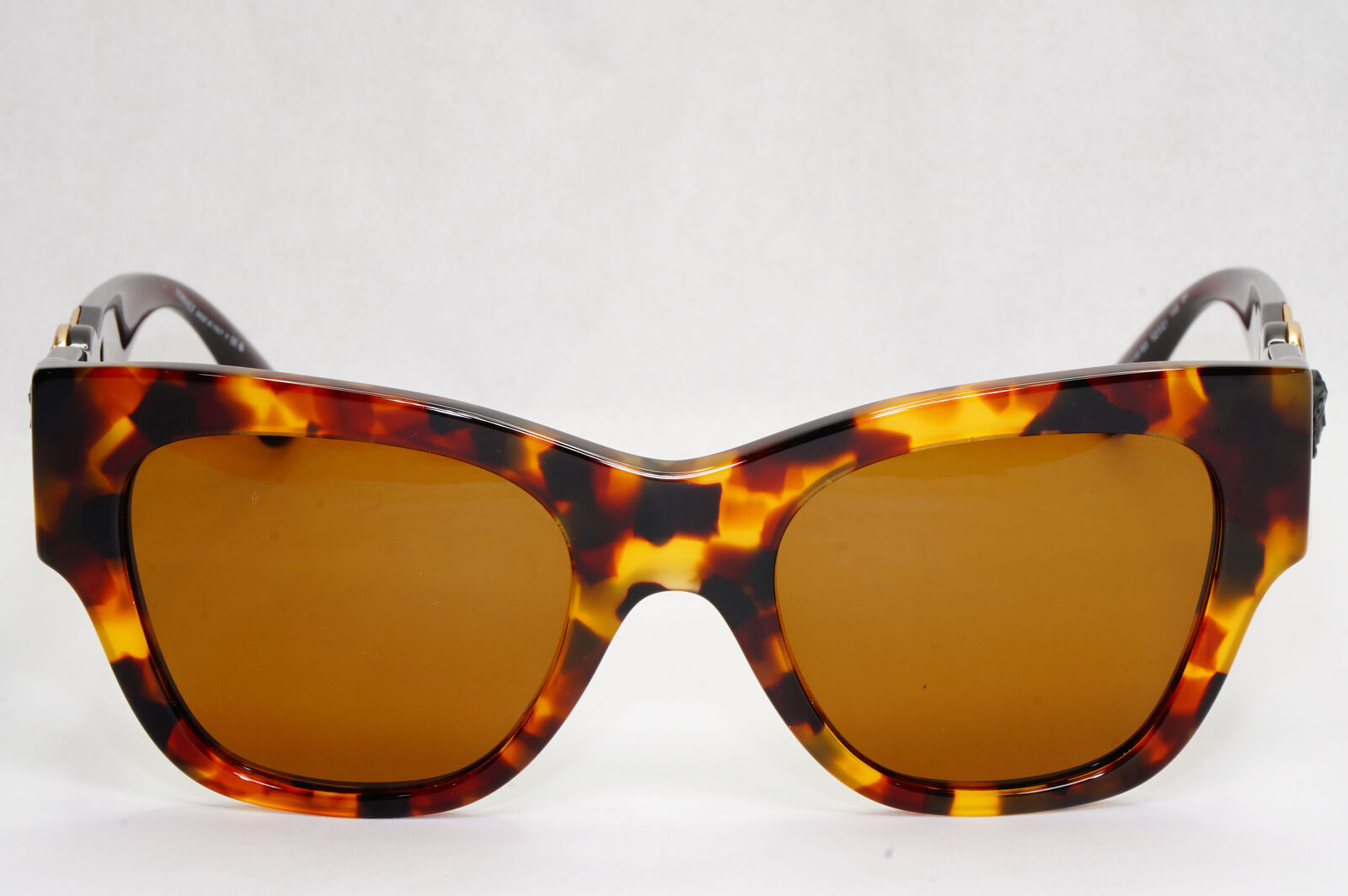 Versace Sunglasses Gold Brown Tortoiseshell Medusa Square MOD VE 4415-U 5119/63