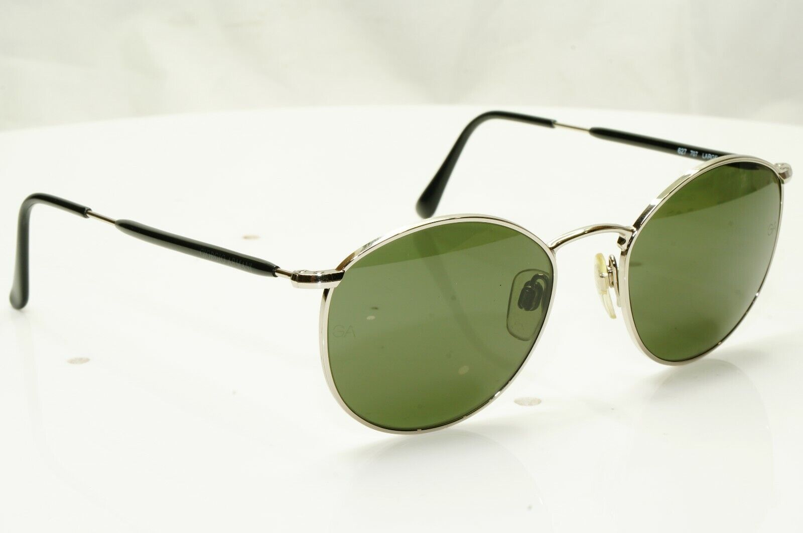 Authentic Giorgio Armani 1997 Vintage Sunglasses Silver Mens Womens 627 707 L