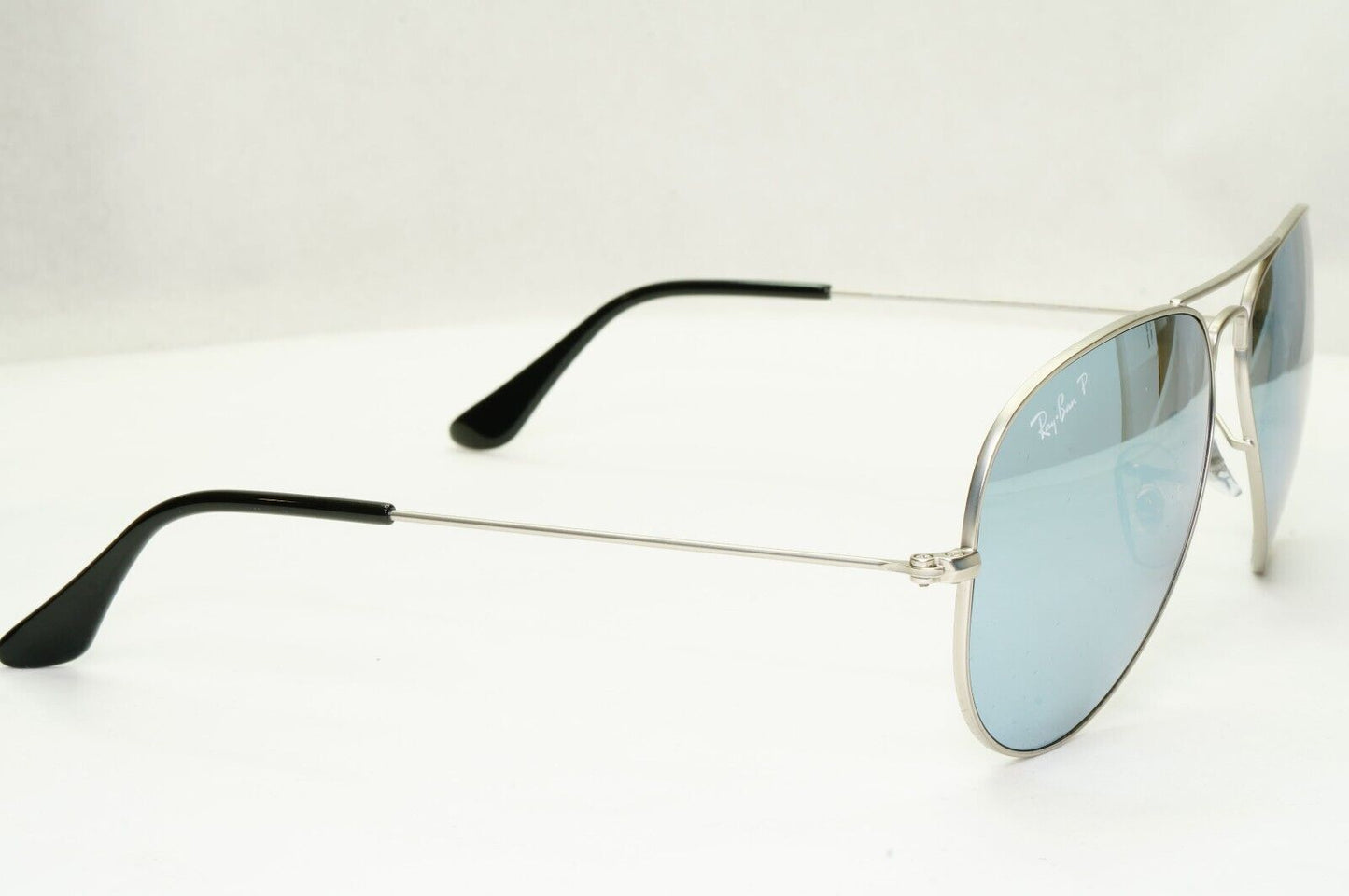 Ray-Ban Sunglasses Aviator Polarised Silver Mirror Grey RB 3025 019/W3 58mm
