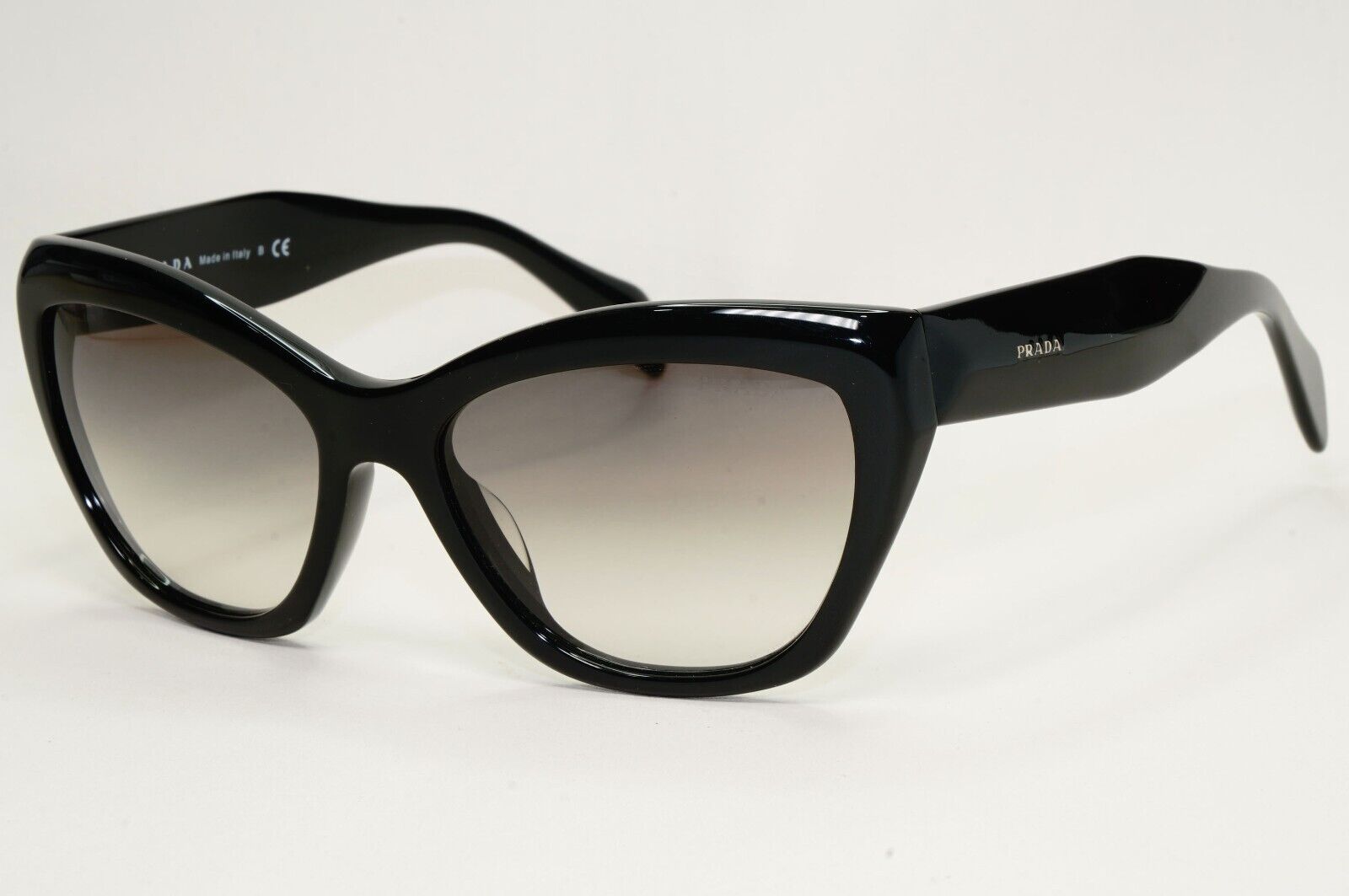 Prada Sunglasses 2012 Black Glossy Grey Gradient PR02QS-A SPR 02Q-A 1AB-0A7