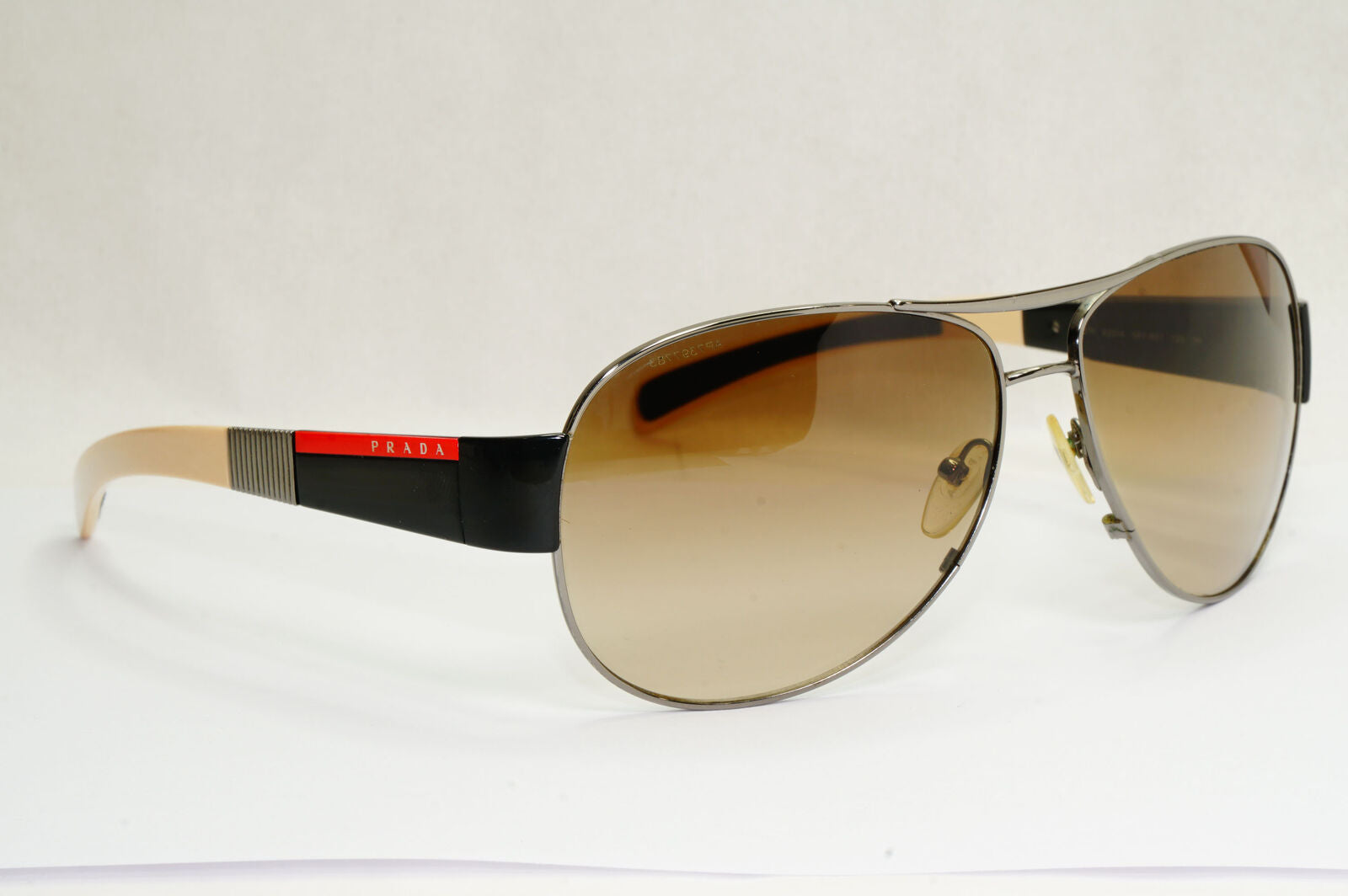 Prada Sunglasses 2006 Vintage Pilot Brown Black PS51HS SPS 51H 5AV-6S1 130224