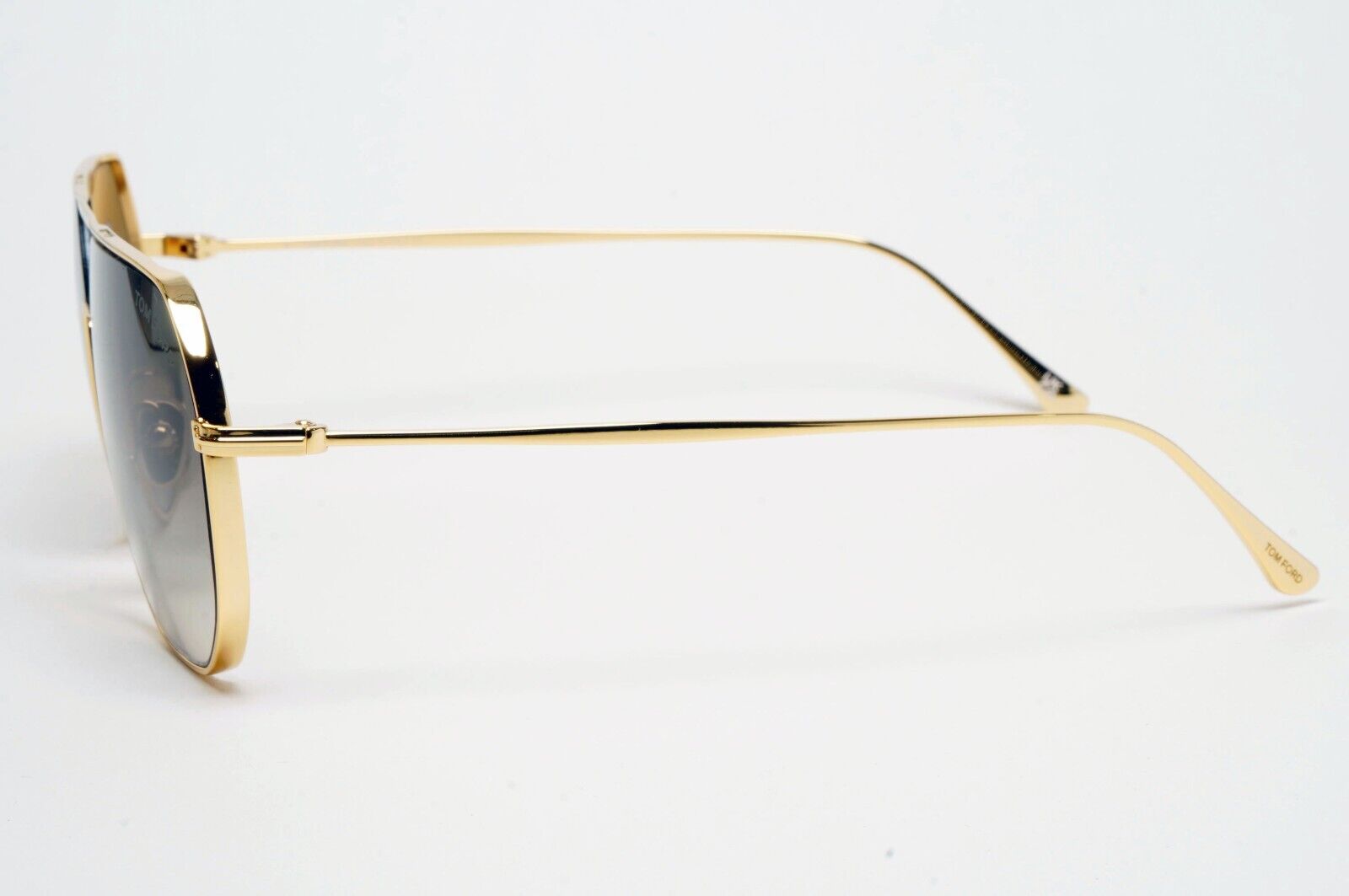 Tom Ford Sunglasses Gilles-02 Gold Grey Navigator FT0852 TF 852 30B 59mm