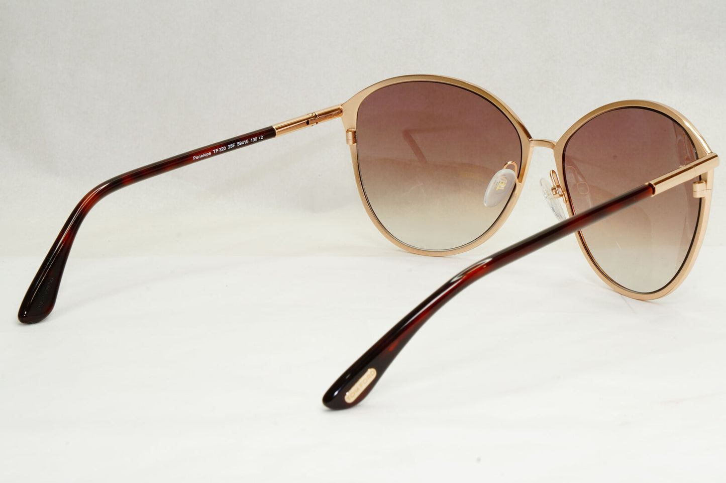 Tom Ford Sunglasses Penelope Gold Brown Gradient FT0320 TF 320 28F 59mm