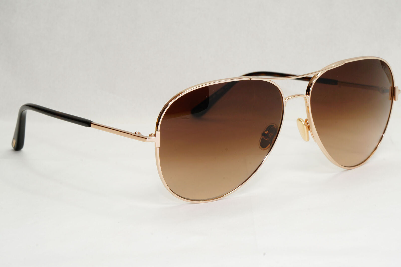 Tom Ford Sunglasses Clark Gold Pilot Metal Brown Gradient FT0823 TF 823 28F