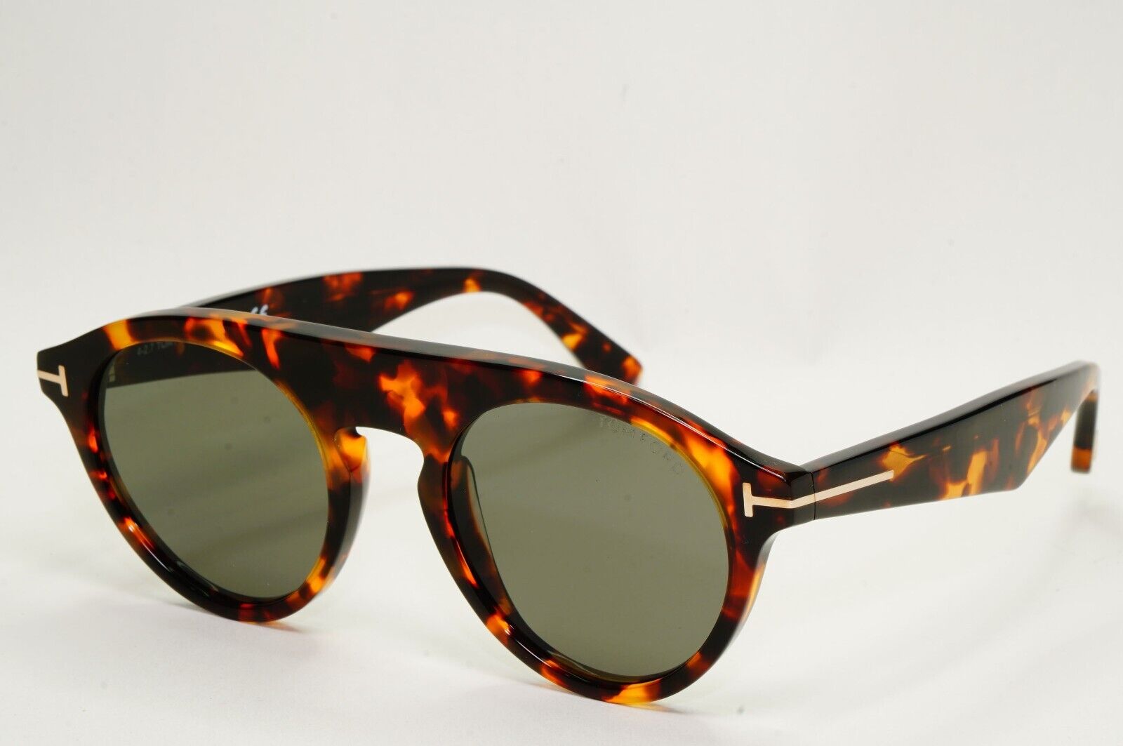 Tom Ford Sunglasses Christopher-02 Brown Tortoiseshell Green FT0633 TF 633 52A