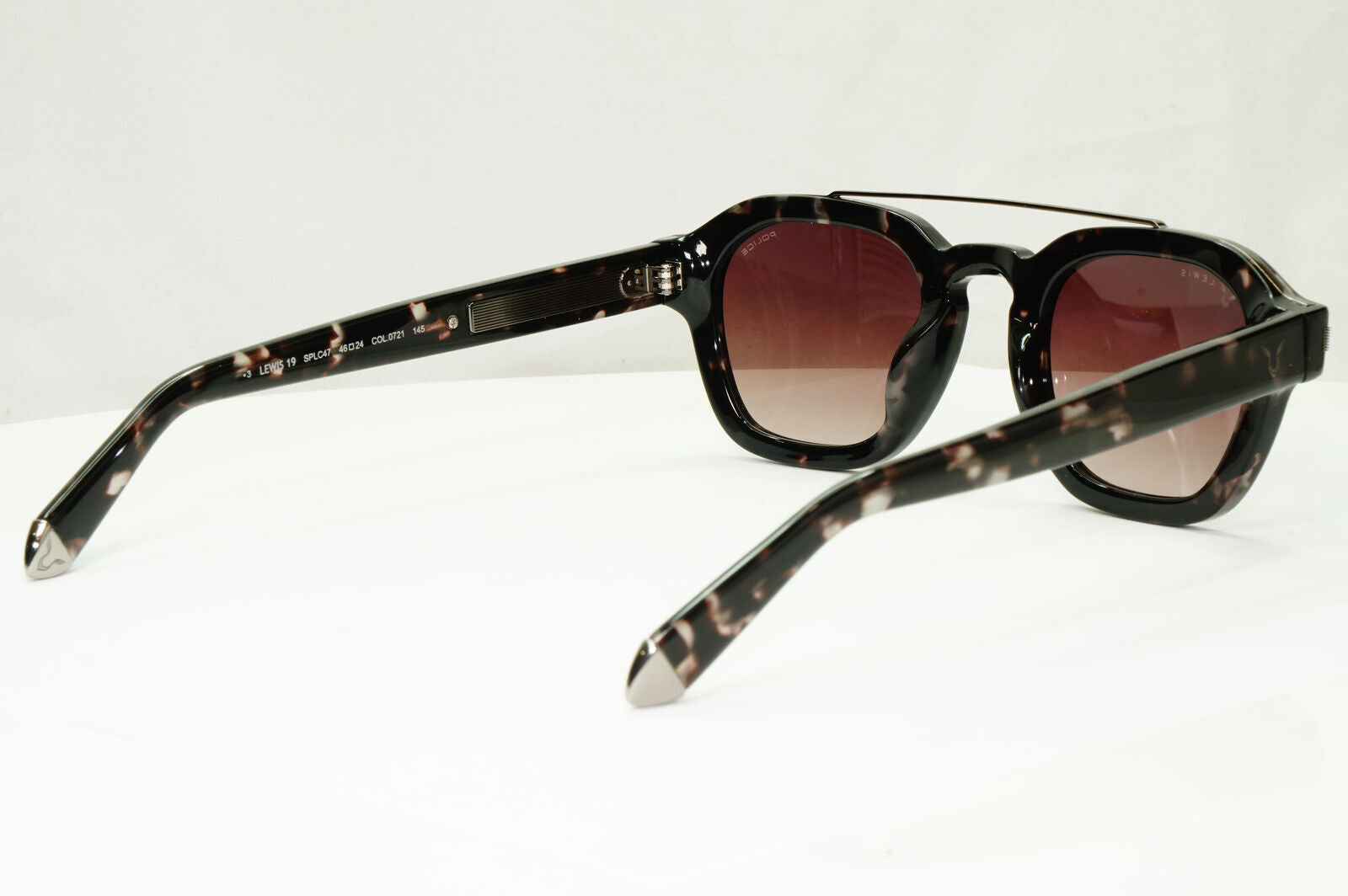 Police Lewis Hamilton F1 Sunglasses Brown Gradient Tortoise SPL C47 COL 0721