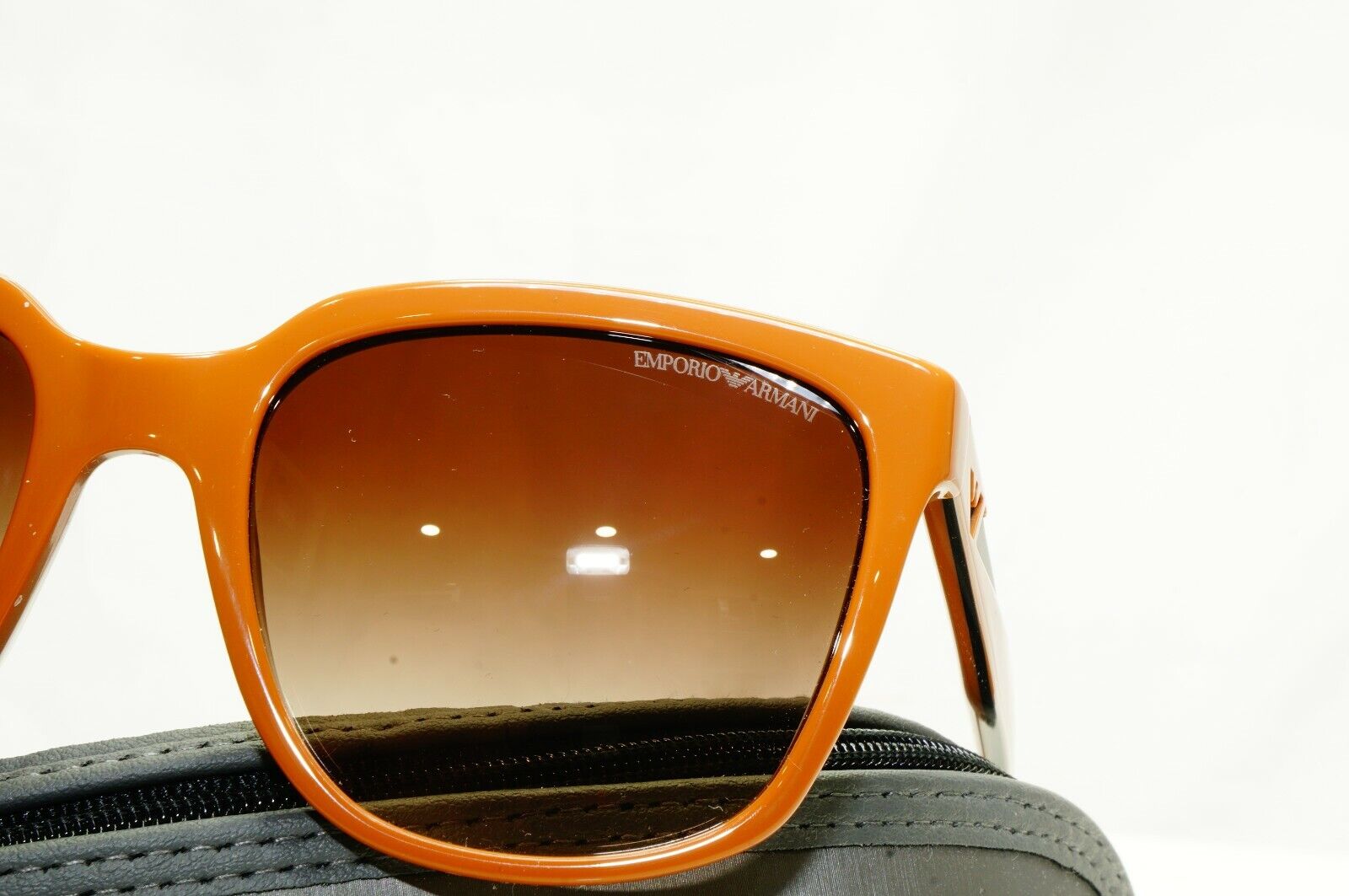 Emporio Armani Brown Square Gradient Fade Womens Sunglasses EA 4070 5511/13 