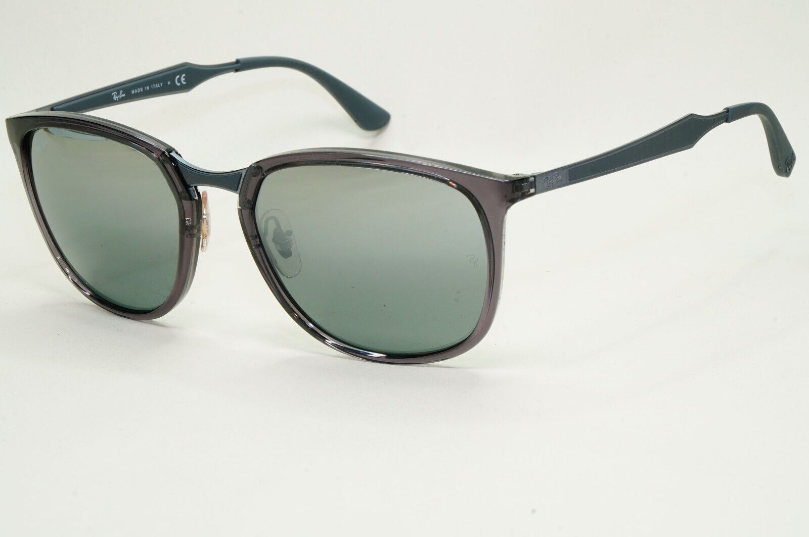 Ray-Ban Sunglasses Grey Transparent Silver Mirror Square RB 4299 606/88