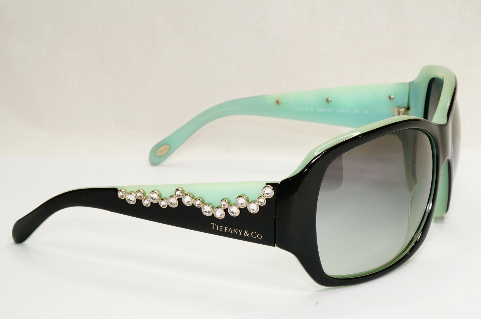 Tiffany & Co Sunglasses 2009 Vintage Black Crystal TF 4016-B 8055/3C 190224