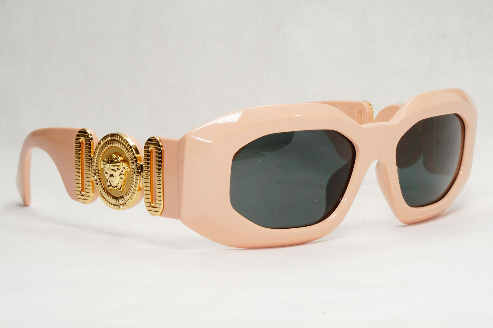 Versace Sunglasses Pink Gold Large Biggie Medusa Thick Frame MOD 4425-U 5363/87