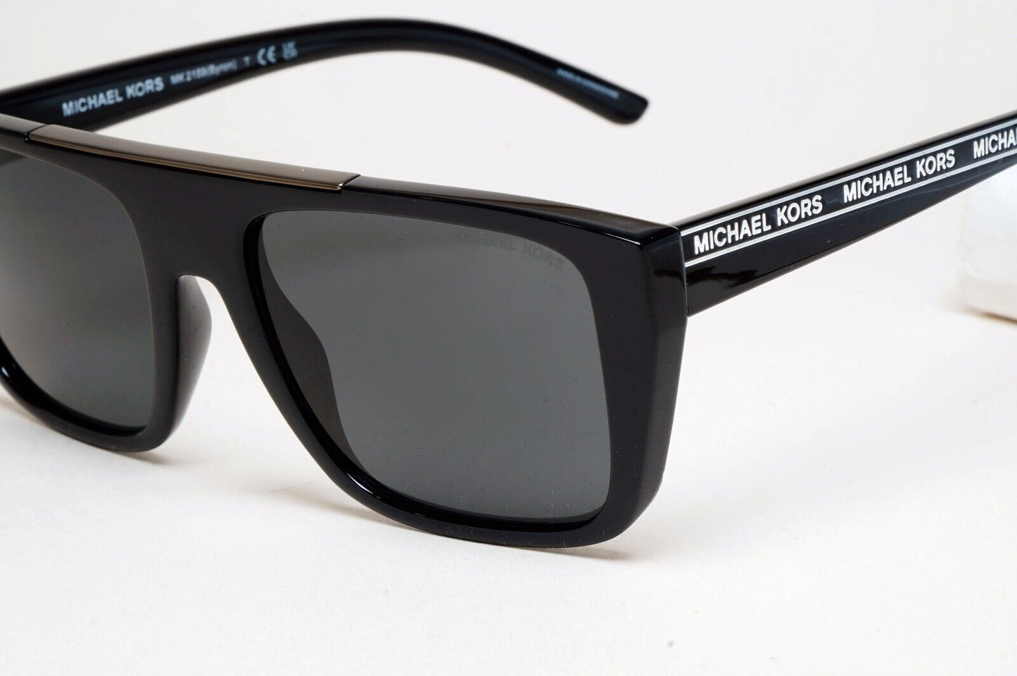 Michael Kors Sunglasses Black Suqare Monogram MK 2159 Byron 3005/87 55mm