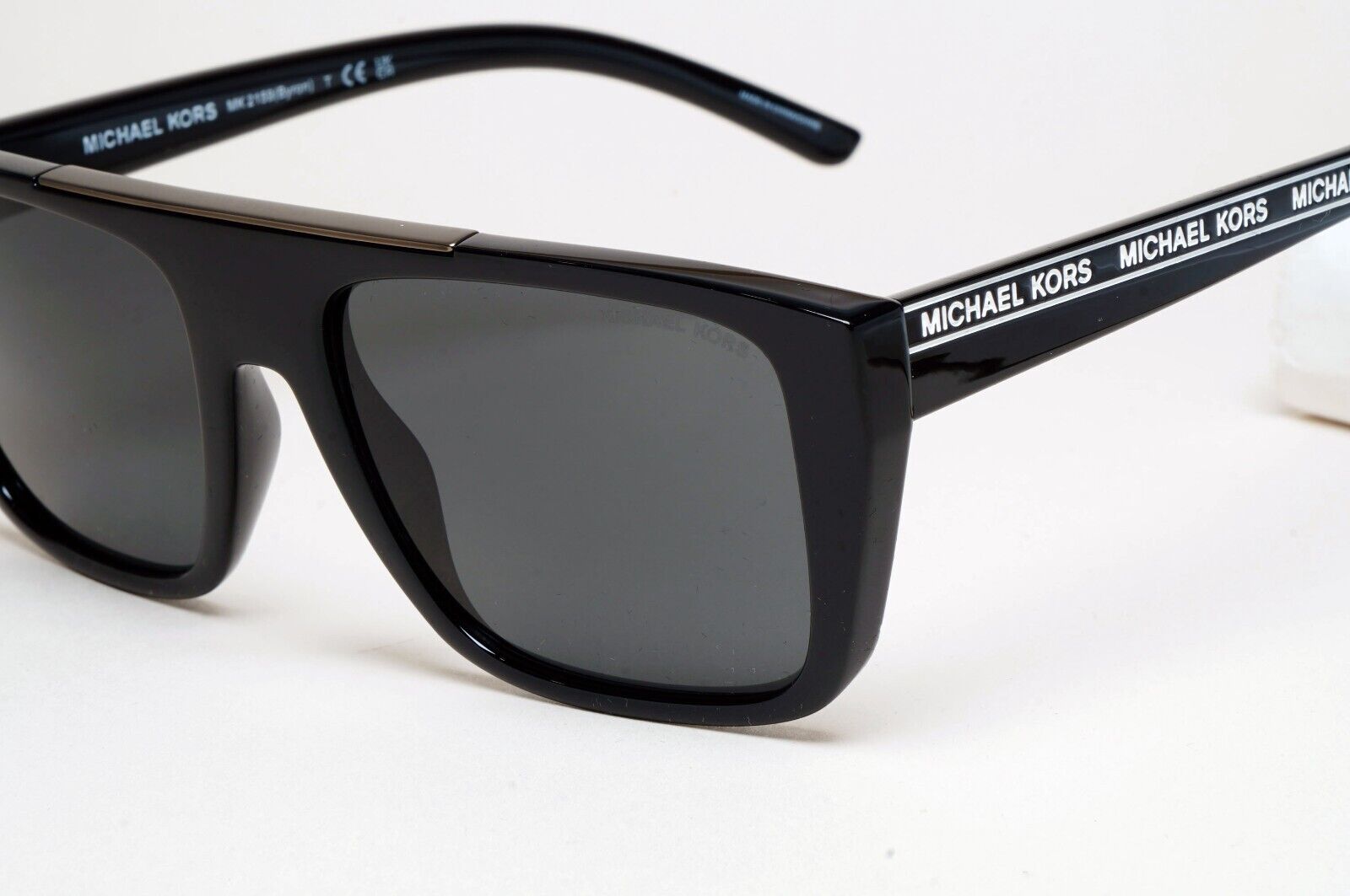 Michael Kors Sunglasses Black Suqare Monogram MK 2159 Byron 3005/87 55mm
