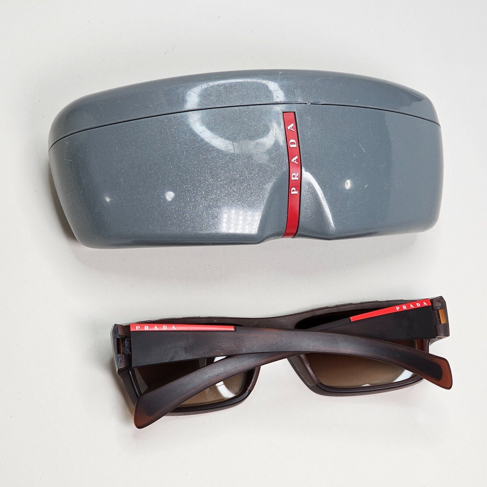Prada Sunglasses 2007 Vintage Rectangle Brown PS05IS SPS 05I ZVF-6S1 061024