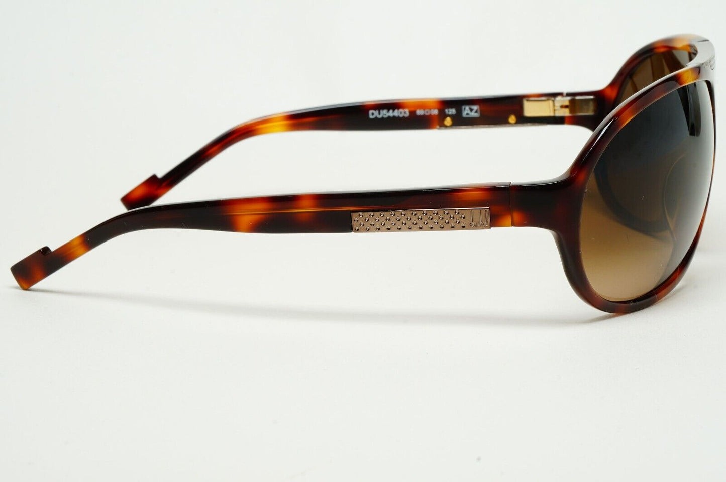 Dunhill Sunglasses 2006 Vintage Brown Tortoise Pilot Wrap DU 54403  211124