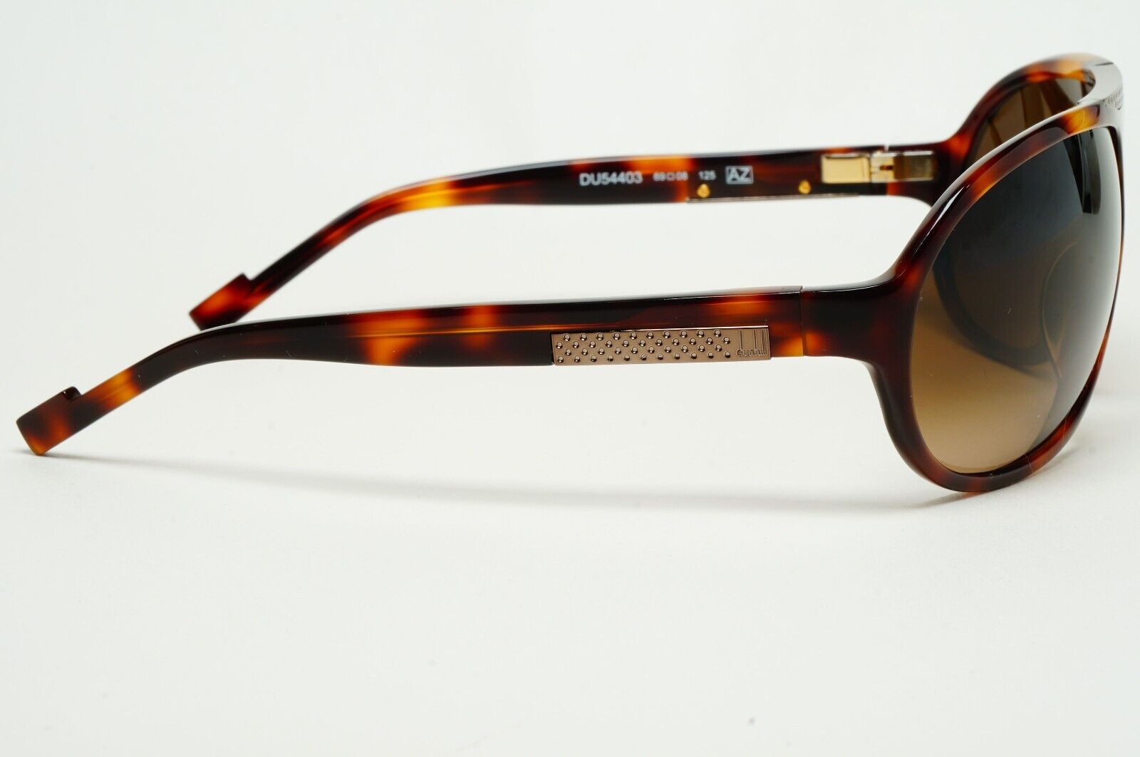 Dunhill Sunglasses 2006 Vintage Brown Tortoise Pilot Wrap DU 54403  211124