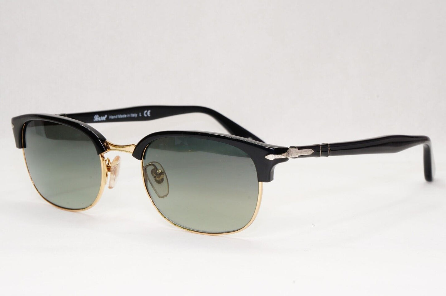 Persol Sunglasses 2015 Black Grey Gradient Rectangle Vintage 8139-S 95/71 52mm
