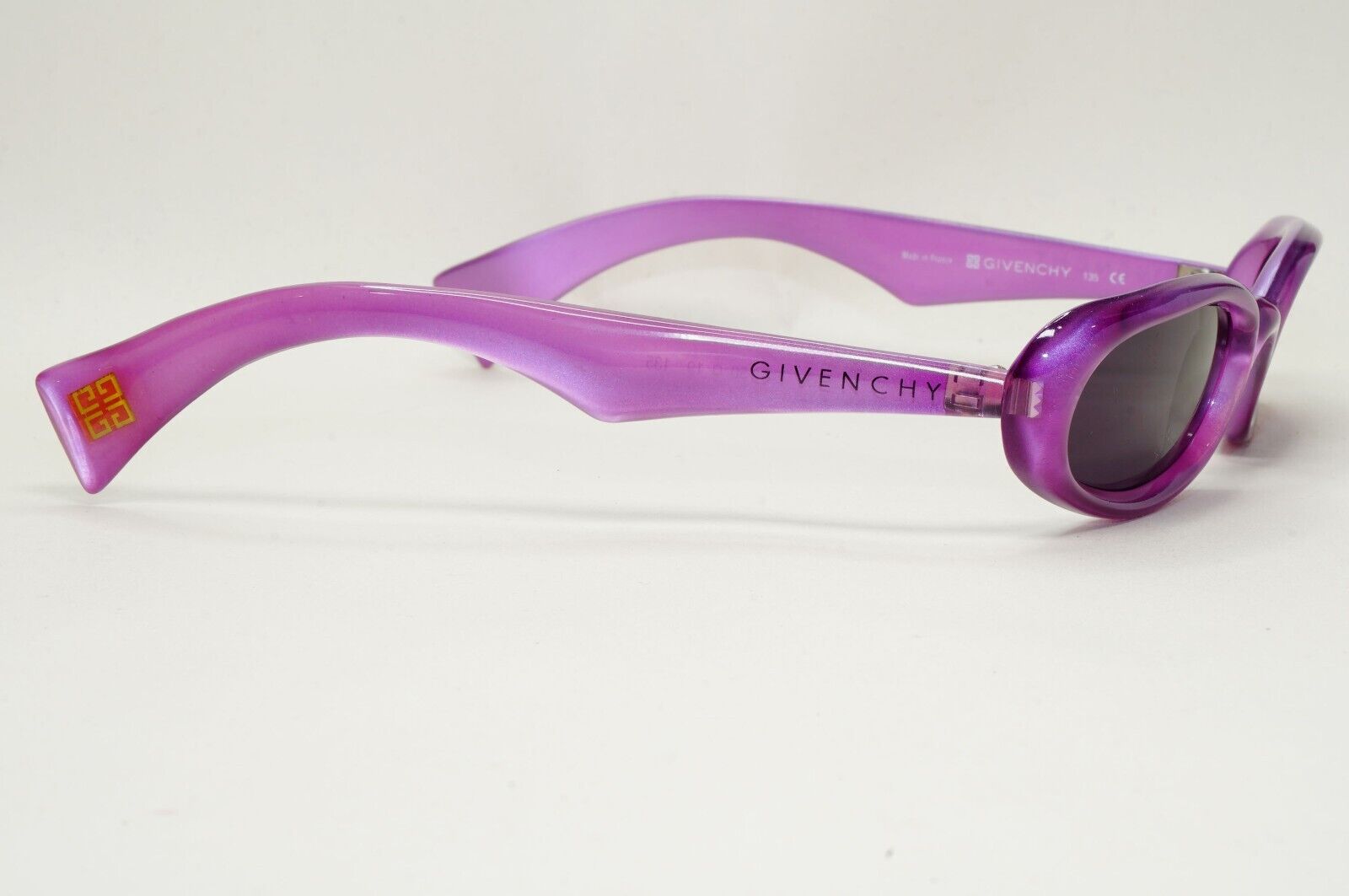 Givenchy Sunglasses 2005 Vintage Purple Violet Unisex Rectangle 2513 002 021124