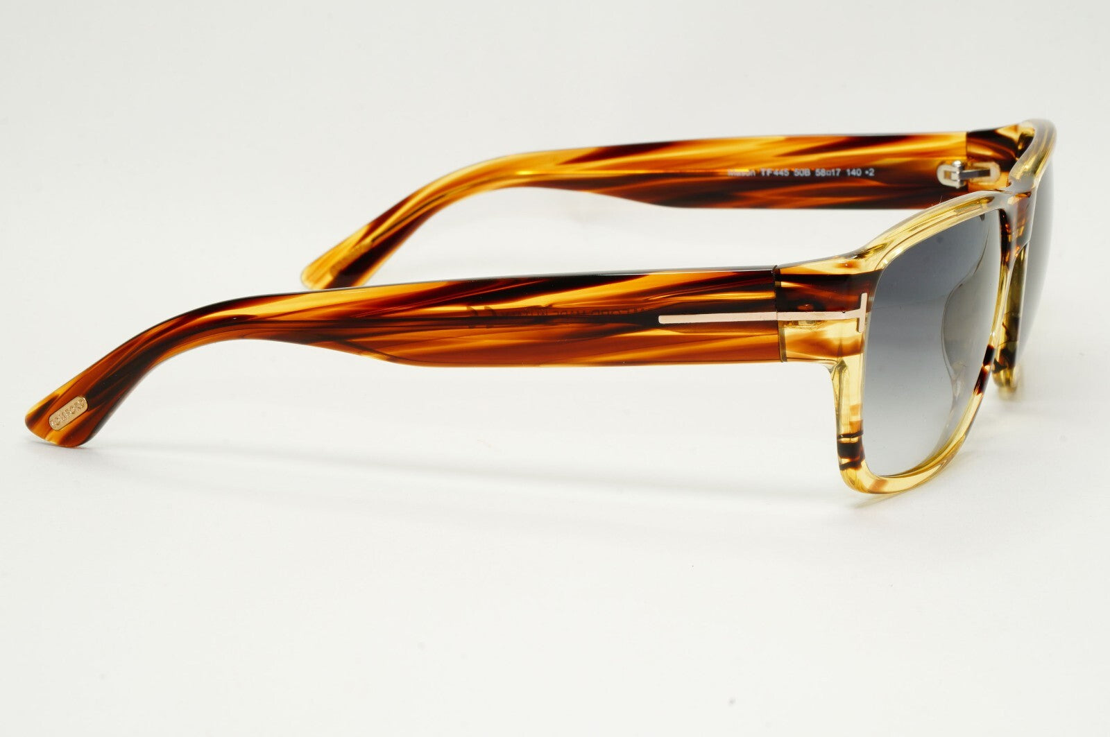 Tom Ford Sunglasses Mason Honey Brown Transparent Grey FT0445 TF 445 50B 58mm A