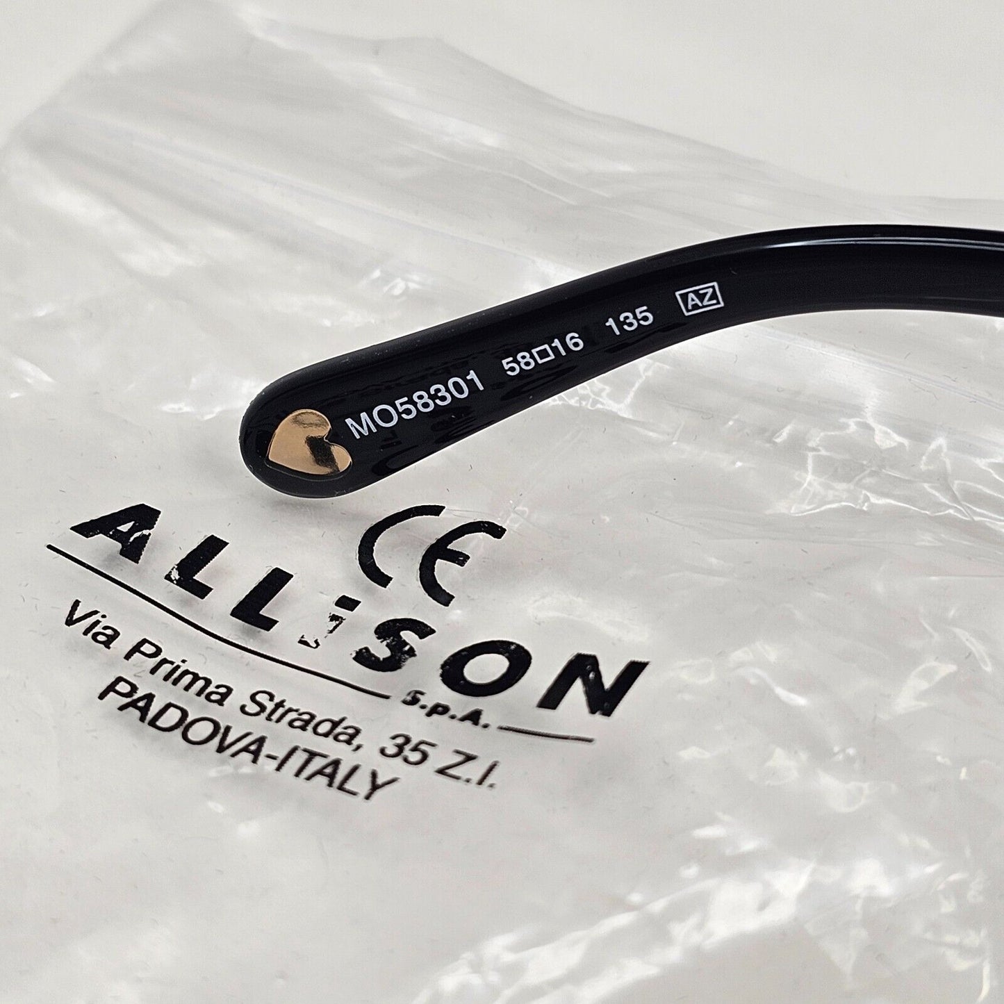 Moschino Sunglasses 2005 Vintage Black Silver Grey Gradient MO583 01 101124