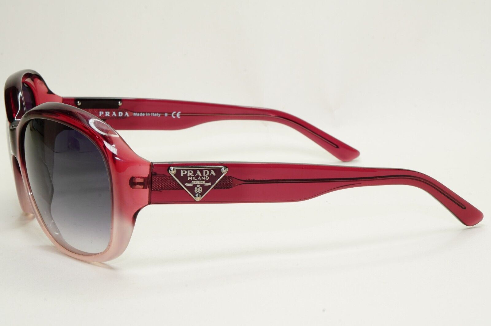 Prada Sunglasses 2011 Vintage Pale Red Triangle PR10MS SPR 10M ZYV-3M1 081124