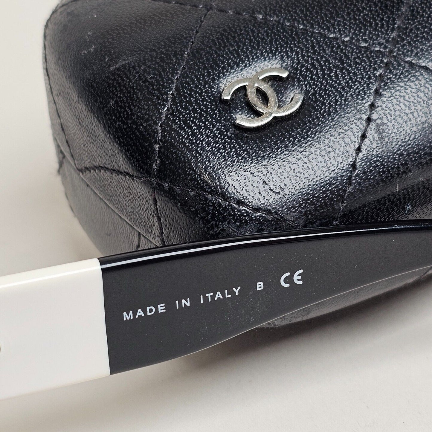 Chanel Sunglasses 2010 Vintage Black Lace Square White CC 5146 c.1125/3C 120125