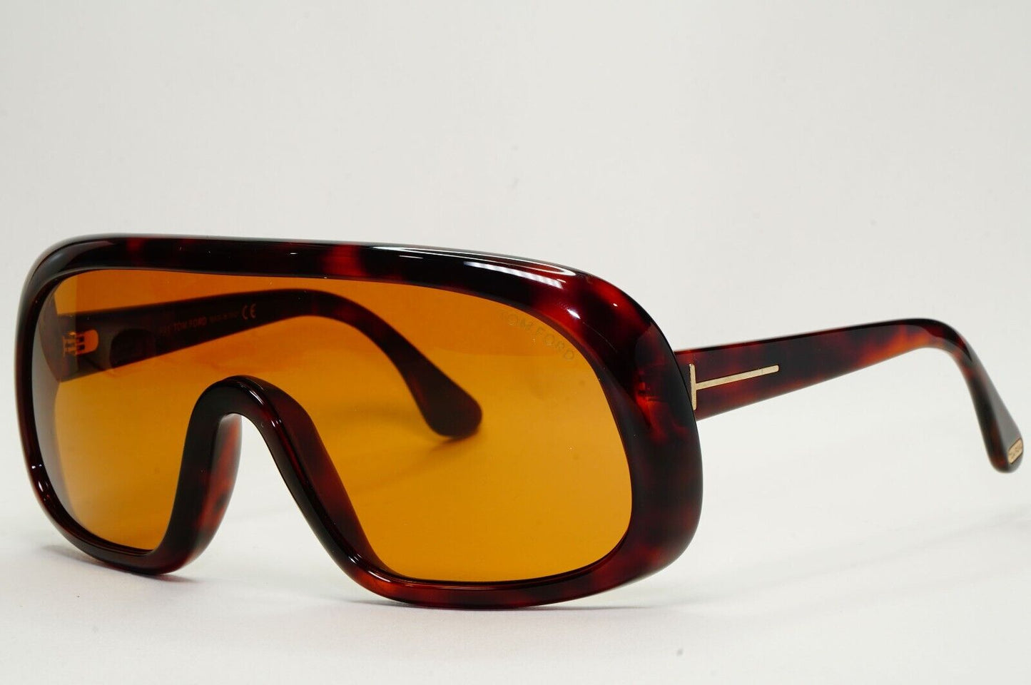 Tom Ford Sunglasses Sven Shield Tortoiseshell Brown Large FT0471 TF 471 56E