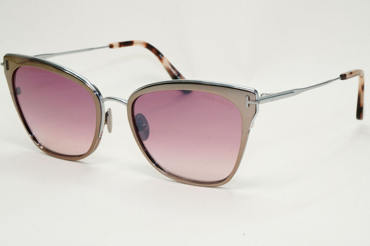Tom Ford Sunglasses Faryn Titanium Ruthenium Bordeaux Red FT0843 TF 843 12U