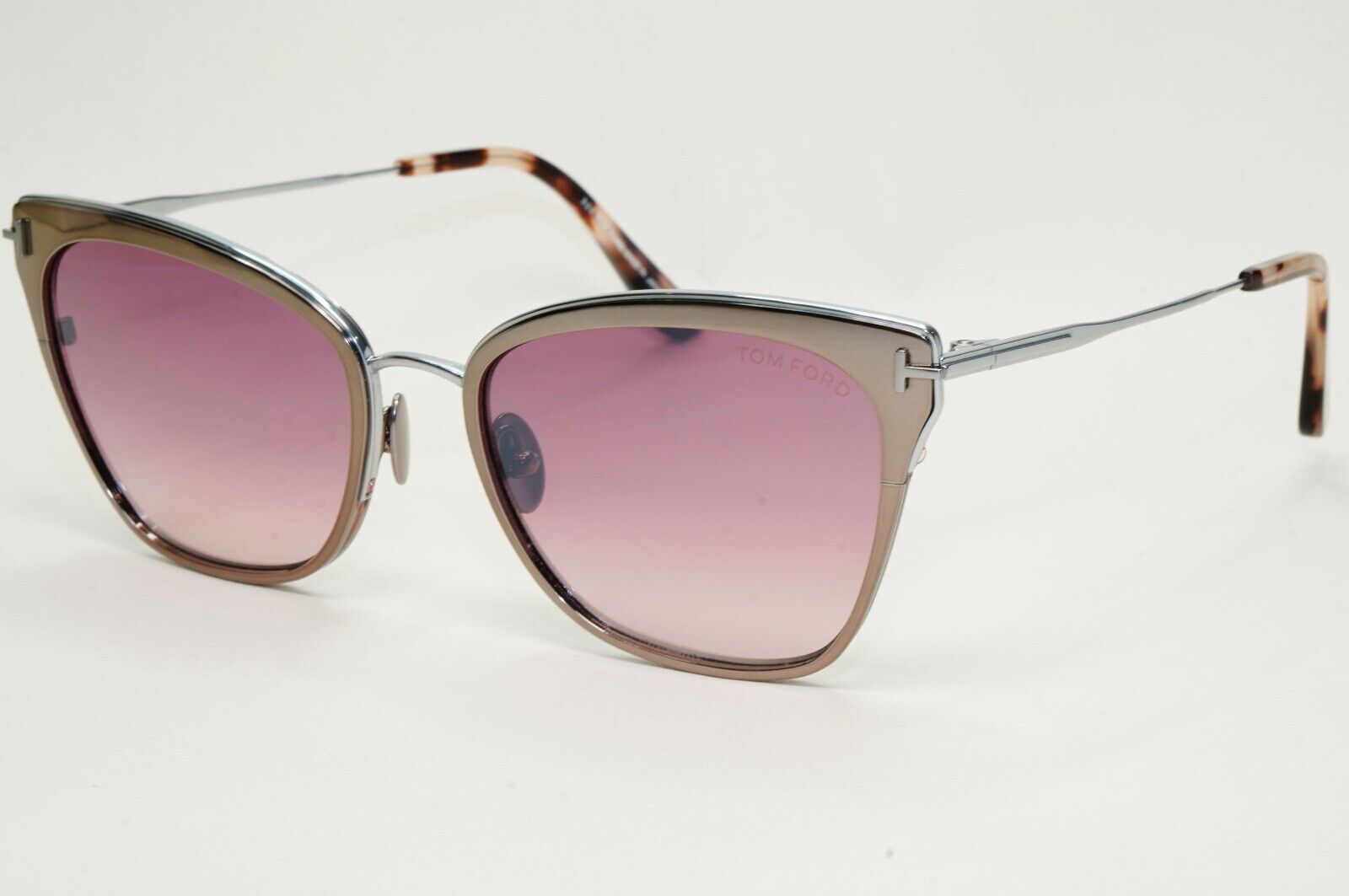 Tom Ford Sunglasses Faryn Titanium Ruthenium Bordeaux Red FT0843 TF 843 12U
