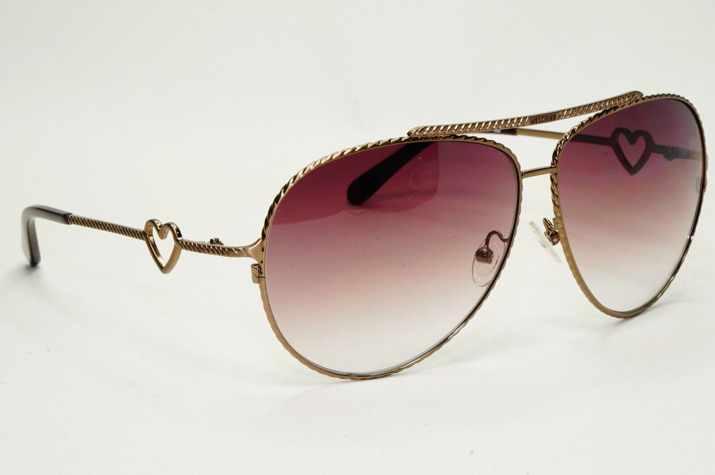 Moschino Sunglasses 2005 Vintage Pilot Bronze Brown Gradient MO538 04 101124