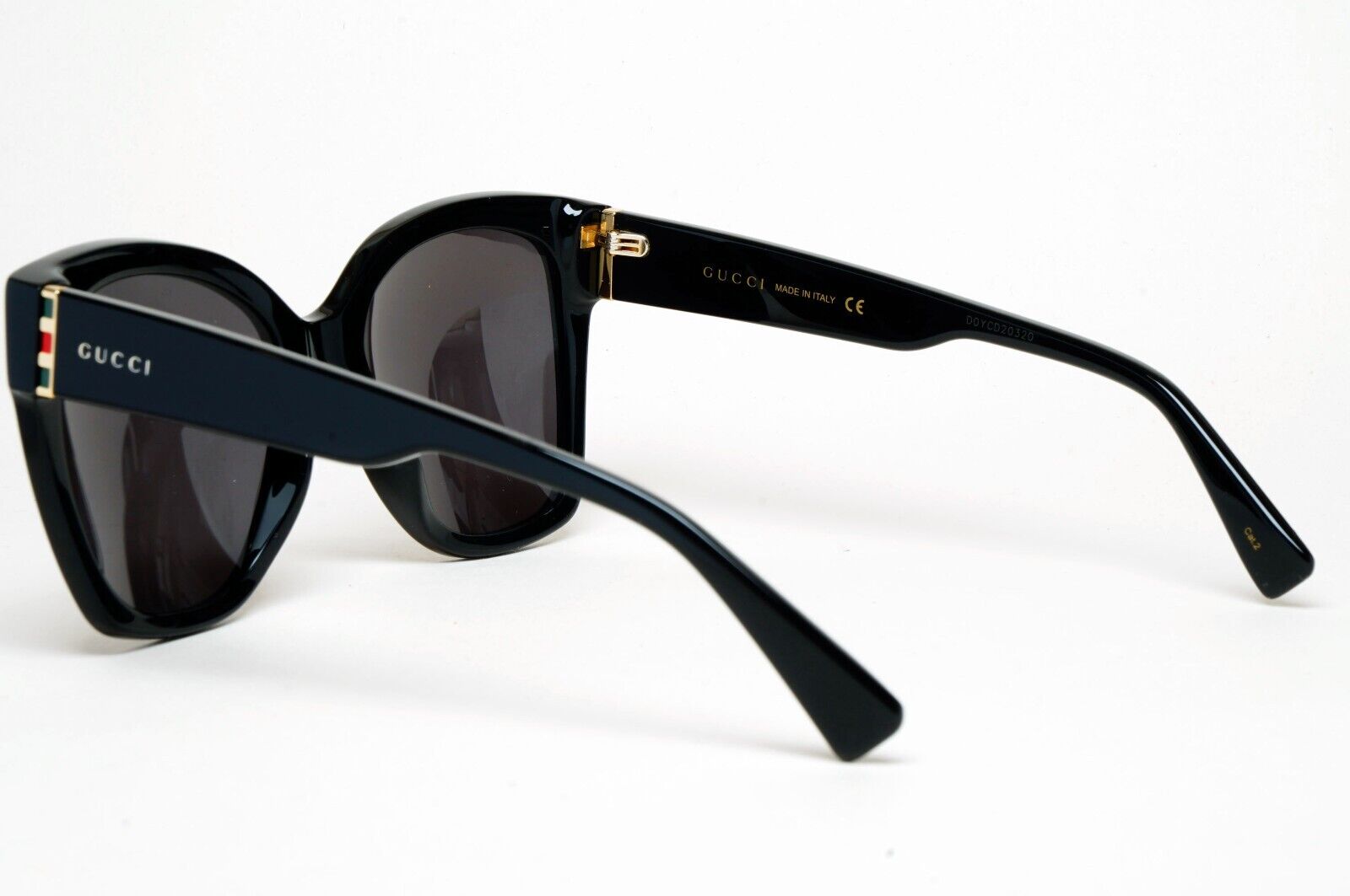 Gucci Sunglasses 2019 Black Square Glossy Large GG0459S 001 54mm 280125