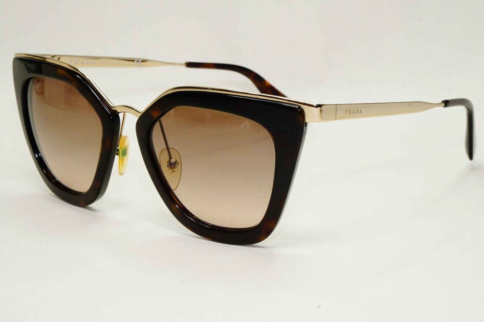 Prada Sunglasses Cinema Gold Brown Tortoise Square PR53SS SPR 53S 2AU-3D0 171024