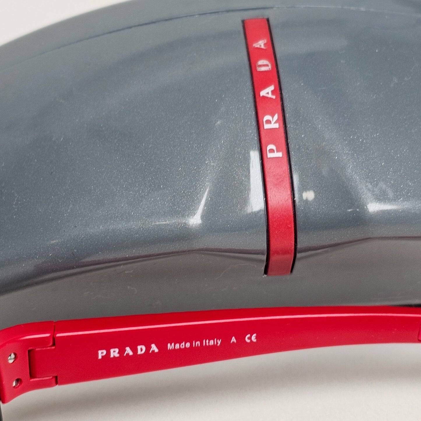 Prada Sunglasses 2010 Vintage Red Rossa Pilot PS51LS SPS 51L 6BF-1A1 62mm 070325