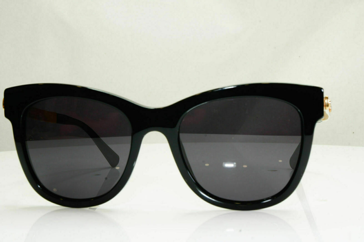 Authentic GIORGIO ARMANI Sunglasses Gold Square BLACK AR 8011 5017/87 27006