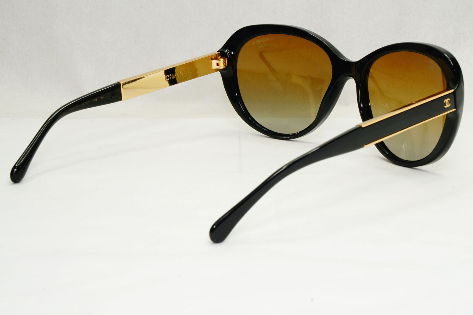 Chanel Sunglasses Polarixed Black Gold Brown Gradient 5269 c.622/S9 070224