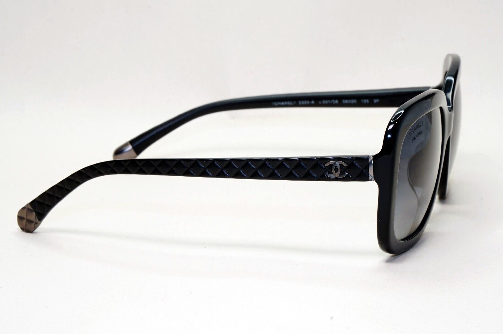 Chanel Sunglasses Black Polarised Square Grey Gradient 5329-A c.501/S8 171024
