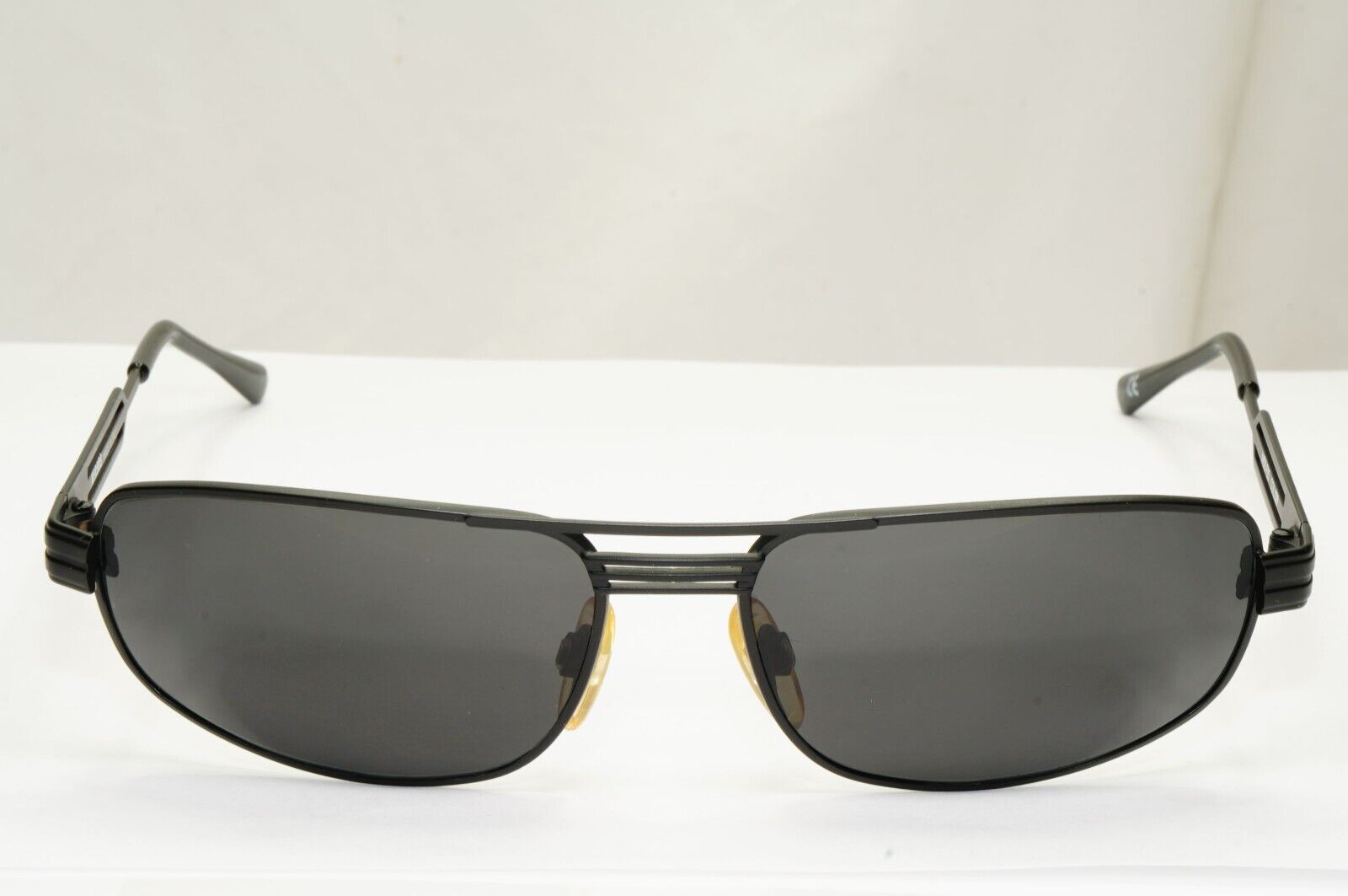 Versus Sunglasses 1996 by Gianni Versace Vintage Matte Black MOD F35 COL 028