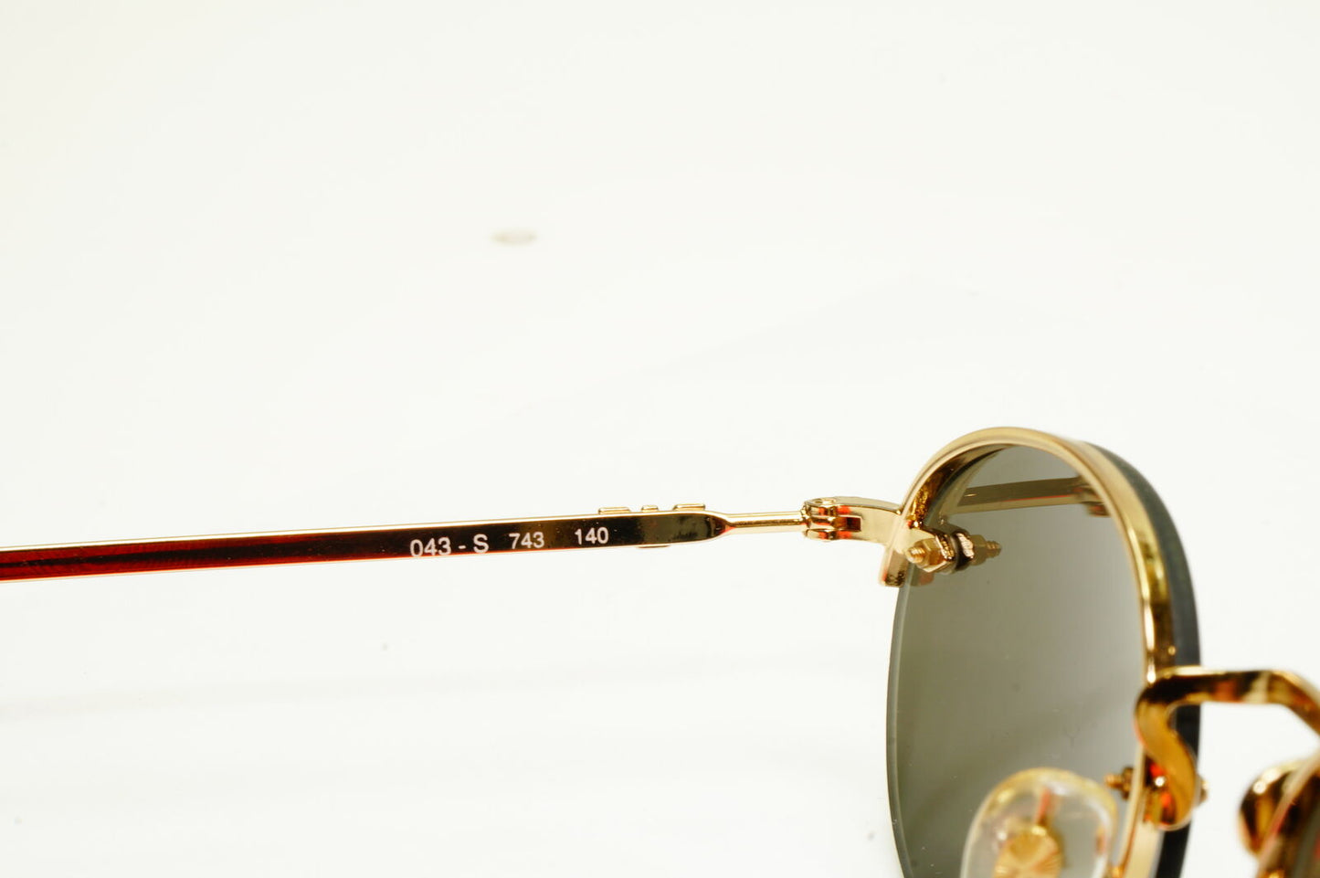 Emporio Armani 1997 Vintage Sunglasses Mens Womens Gold Eagle 043 743