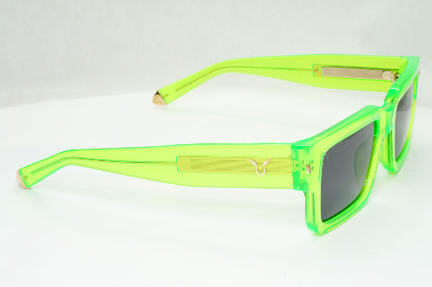 Police F1 Lewis Hamilton Sunglasses Green Transparent Lime SPL E14V COL 0VC1