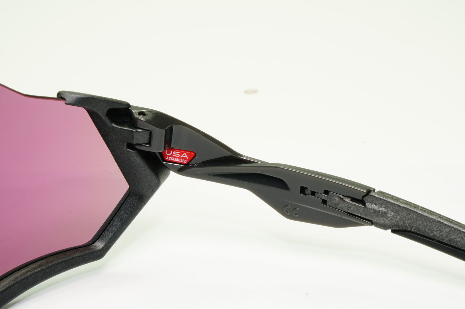 Oakley Flight Jacket Sunglasses Shield Steel Black Jade Prizm Road OO 9401 1537
