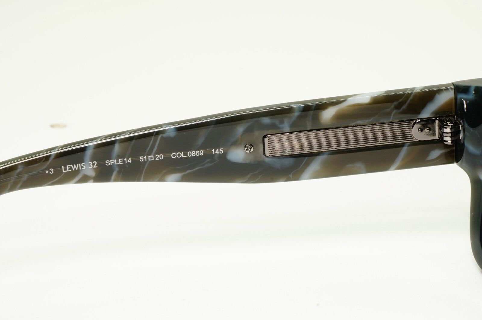 Police Lewis Hamilton F1 Sunglasses Black Grey Marble Square SPL E14 COL 0869