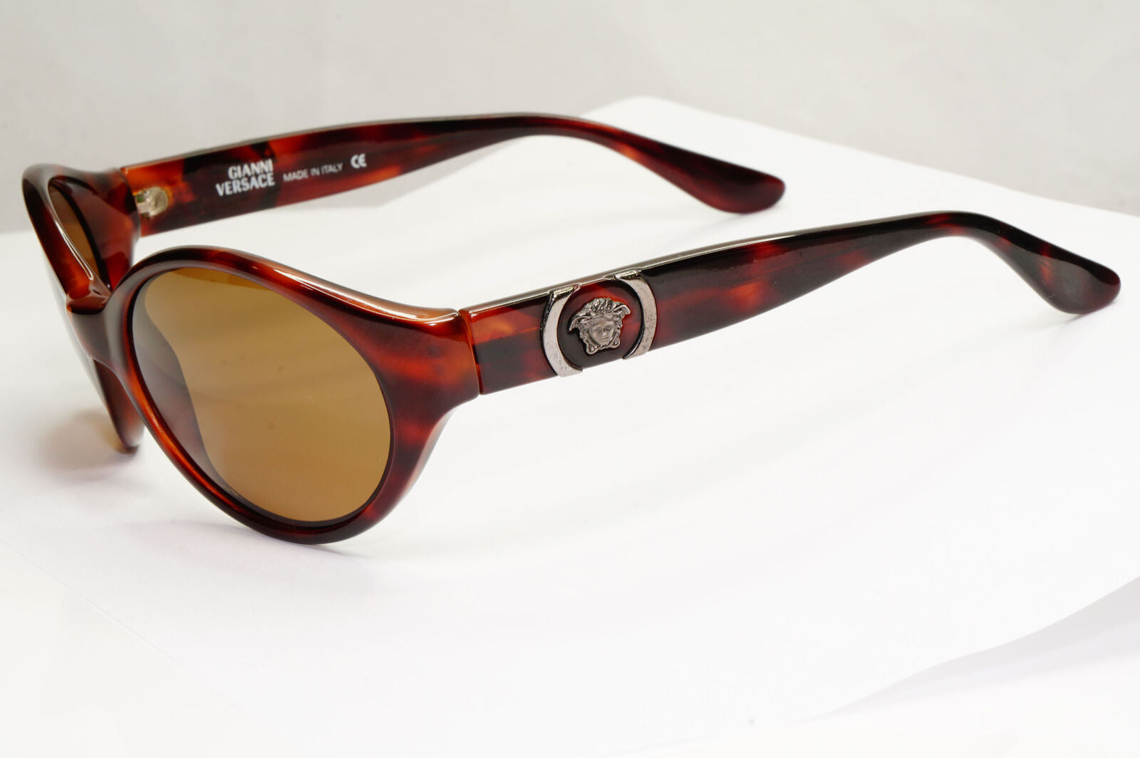 Gianni Versace 1996 Sunglasses Vintage Brown Tortoiseshell MOD 250 COL900 240123