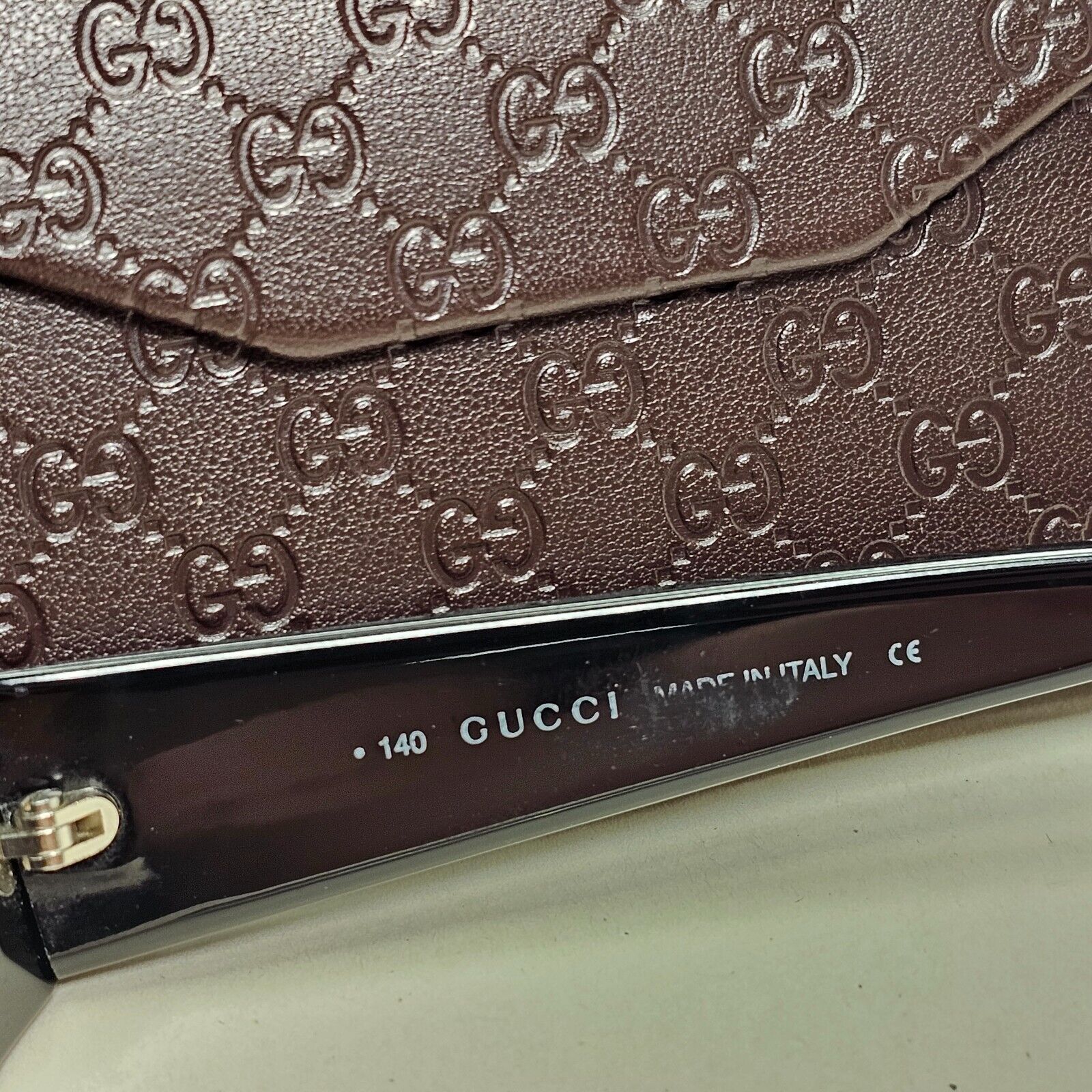 Gucci Sunglasses 1998 Vintage Black Rectangle GG 2451/S E5W Small 53mm 141024