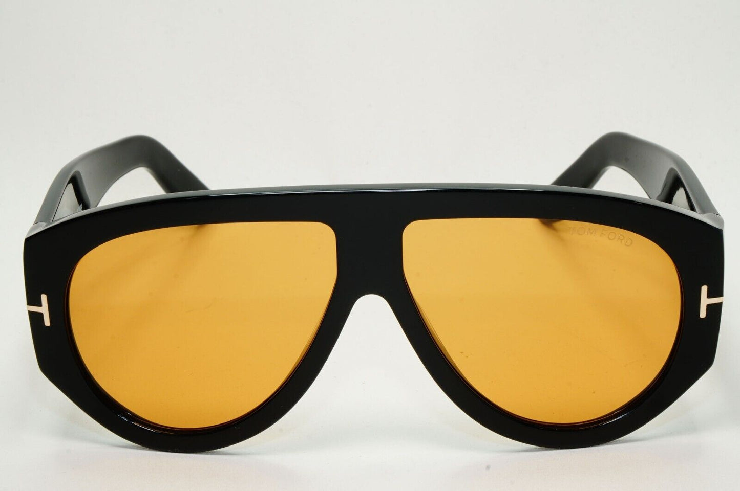 Tom Ford Sunglasses Bronson Black Brown Yellow Heavy Large TF 1044 FT1044 01E
