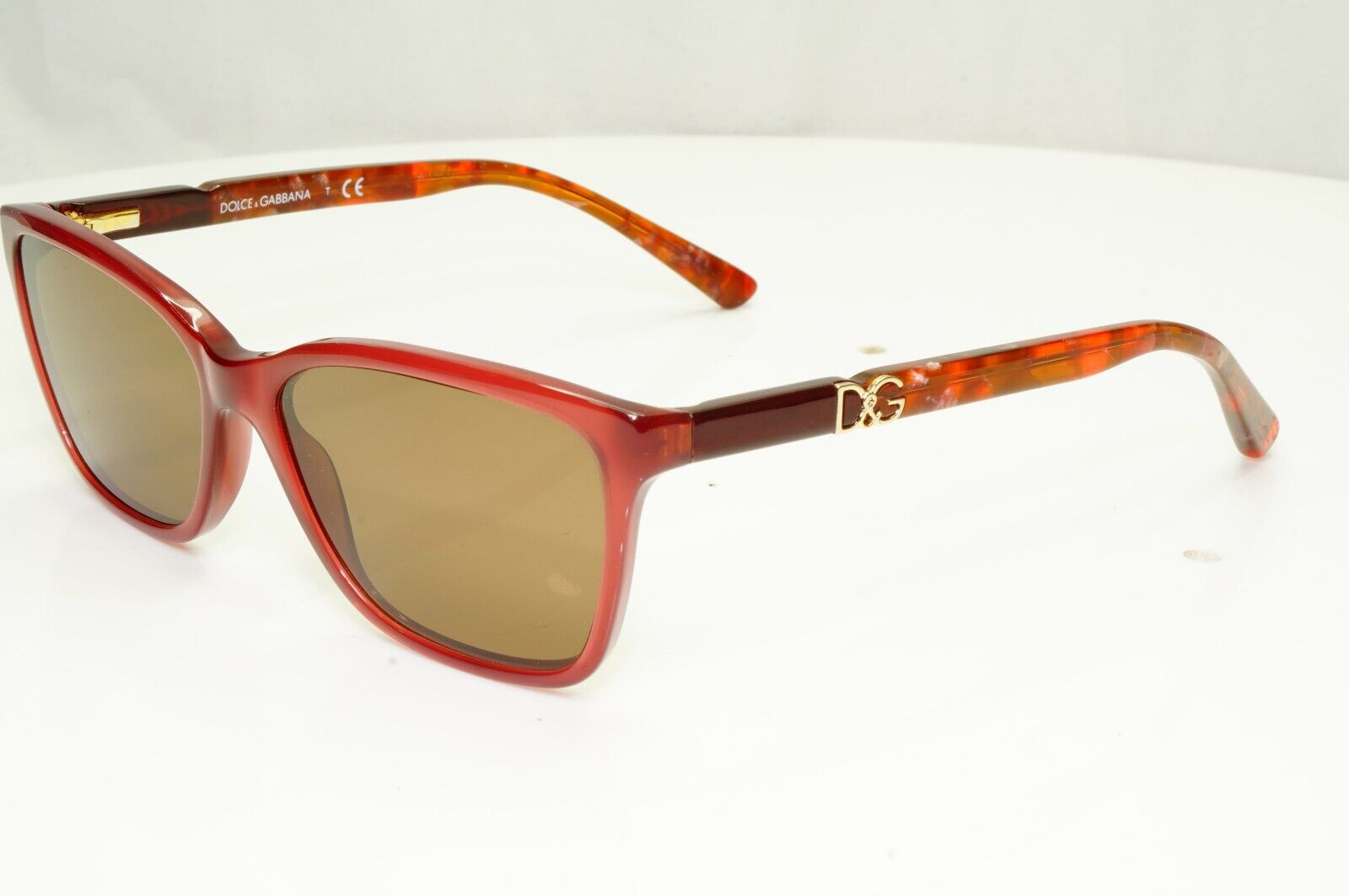Dolce & Gabbana Sunglasses Recrangle Brown Burgundy DG 3153 2690 35177