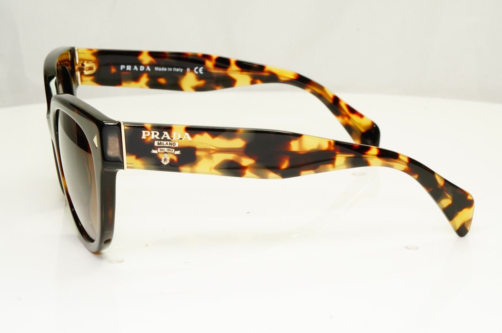 Prada Sunglasses  Brown Tortoise Shell Square Large SPR 17O Swing 2AU-6S1 [A]