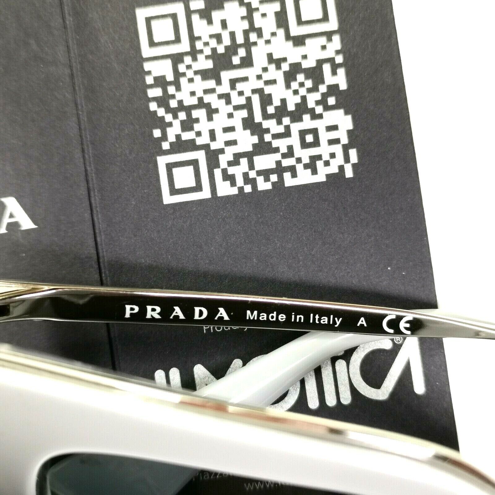 Authentic Prada Womens Sunglasses SS17 Cinema Grey Silver Square SPR 53S UFV-3C2