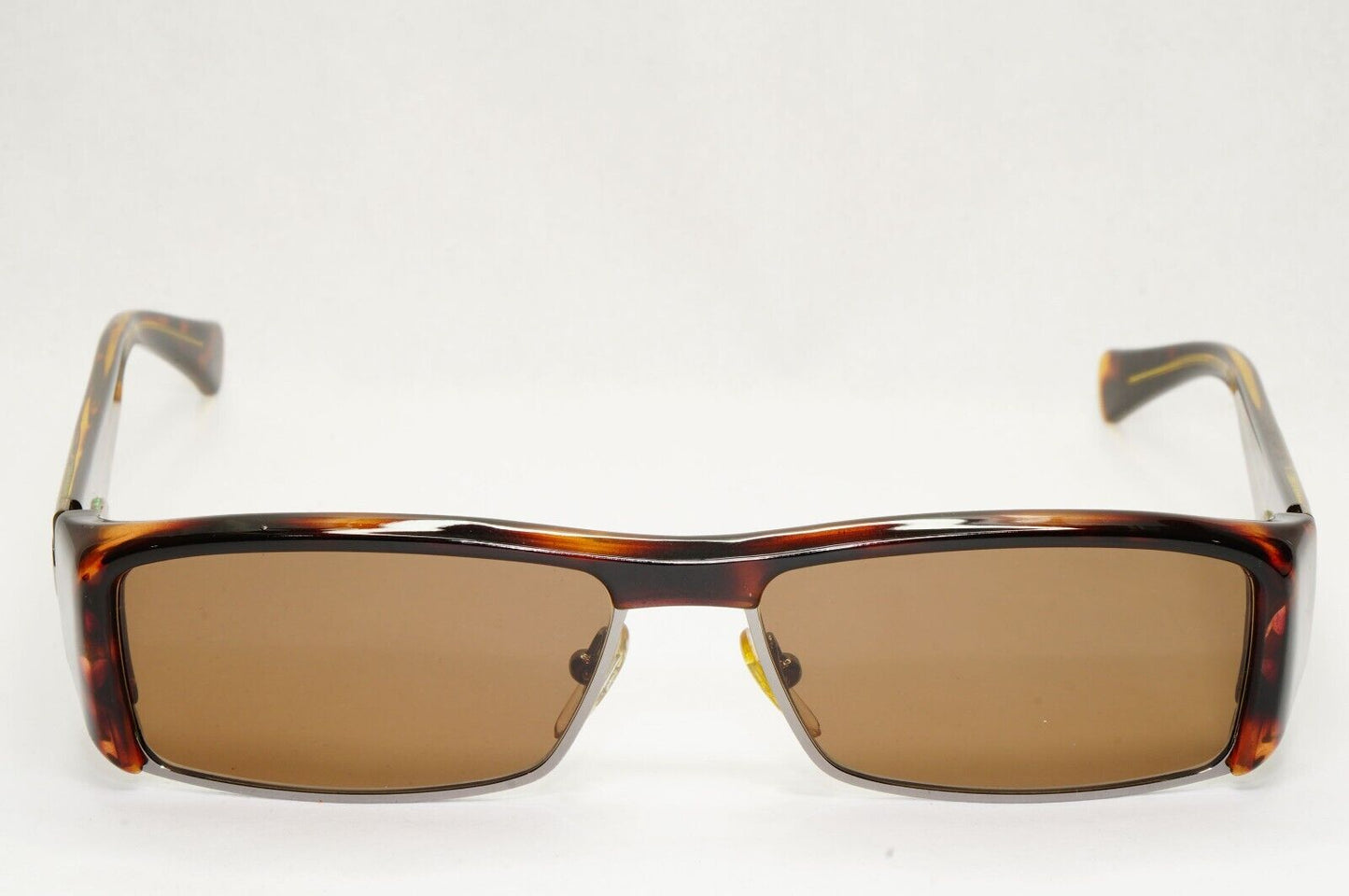 Gucci Sunglasses 1997 Vintage Brown Rectangle Tortoise GG 1530/S DLLIZ 051223