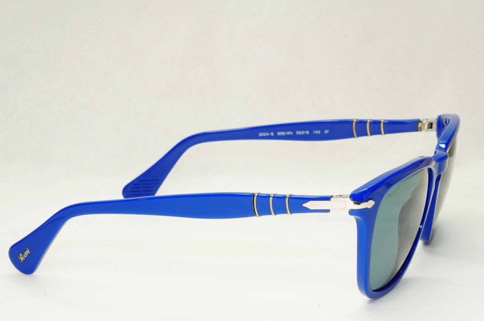 Persol Sunglasses 2012 Capri Polarized Photochromic Blue Grey 3024-S 958/4N 55mm