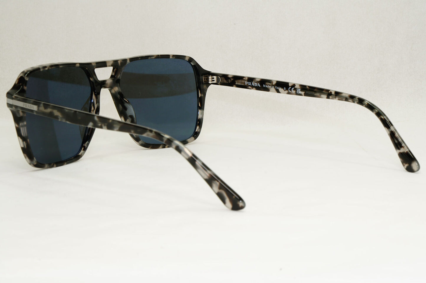 Prada Sunglasses Glass Lens Black Tortoise Navigator PR20YS SPR 20Y 19A-09C 55mm